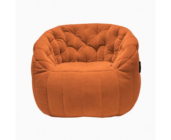 Дизайнерские кресла из велюра Butterfly Sofa™ - Terra Cocta (терракотовое)  - купить в интернет-магазине по цене 17 591₽