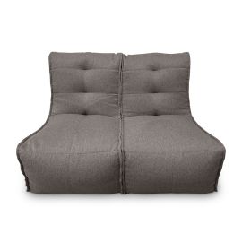 Модульный диван Twin Couch серого цвета в собранном виде