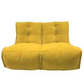 Twin Couch - Yellow Shine (Велюр), Цвет: Yellow Shine, Категория ткани: Велюр