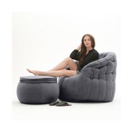 Butterfly Chaise - Black Sapphire (Шенилл), Цвет: Black Sapphire, Категория ткани: Шенилл