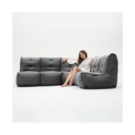 Mod4 L Sofa - Black Sapphire (Шенилл), Цвет: Black Sapphire, Категория ткани: Шенилл