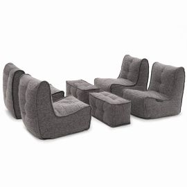 Mod4 Quad Couch - Luscious Grey (Sofa Weave), Цвет: Luscious Grey, Категория ткани: Sofa Weave
