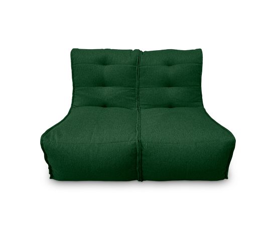 Модульный диван Twin Couch зеленого цвета в собранном виде