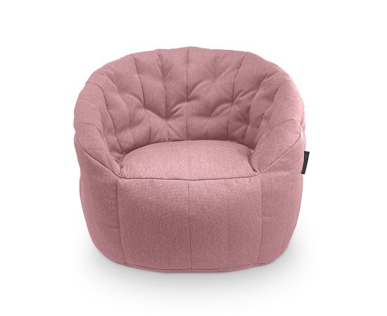 Купить бескаркасное лаунж кресло Butterfly Sofa™ - в розовом цвете Sakura Pink (жаккард)​