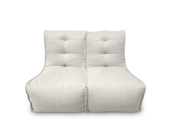 Модульный диван Twin Couch зелено-голубого цвета в собранном виде