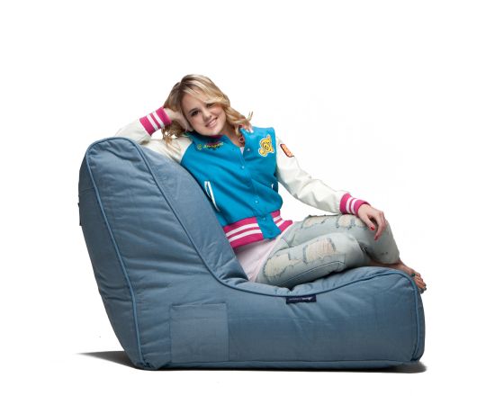 Бескаркасное кресло для сада Evolution Sofa™ - Blue Sky Eclipse (серо-синий), Цвет: Blue Sky Eclipse, Категория ткани: Оксфорд