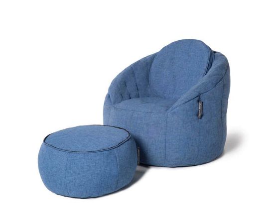 Butterfly Chaise - Blue Jazz (Sofa Weave), Цвет: Blue Jazz, Категория ткани: Sofa Weave