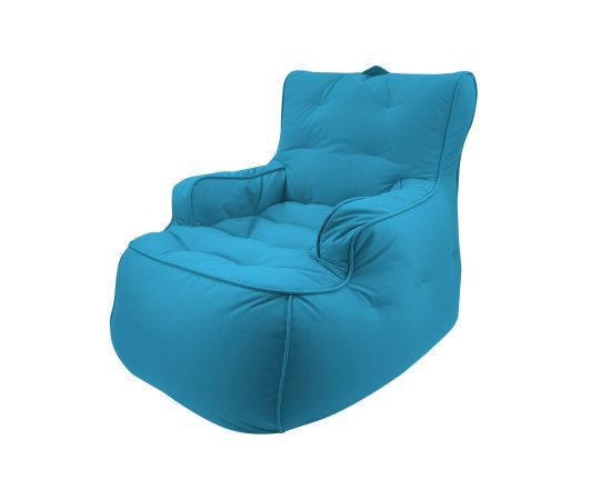 Большое мягкое кресло Tranquility Armchair™ - Azurri Blue (голубой Оксфорд), Цвет: Azurri Blue, Категория ткани: Оксфорд