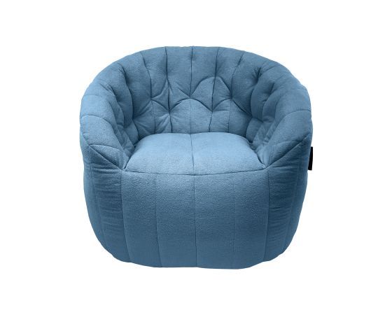 Дизайнерское кресло Butterfly Sofa™ - Blue Jazz (синий), Цвет: Blue Jazz, Категория ткани: Микровелюр