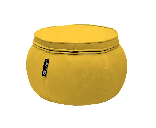 Бескаркасный пуф Wing Ottoman™ - Yellow Shine (желтый), Цвет: Yellow Shine, Категория ткани: Велюр