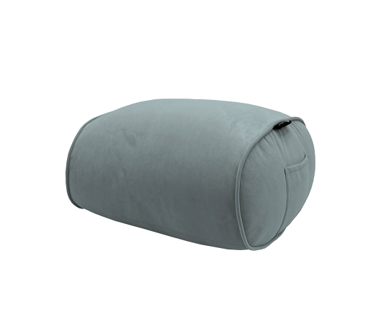 Мягкая подставка под ноги Ottoman™ - Keystone Grey (светло-серый велюр), Цвет: Keystone Grey, Категория ткани: Велюр