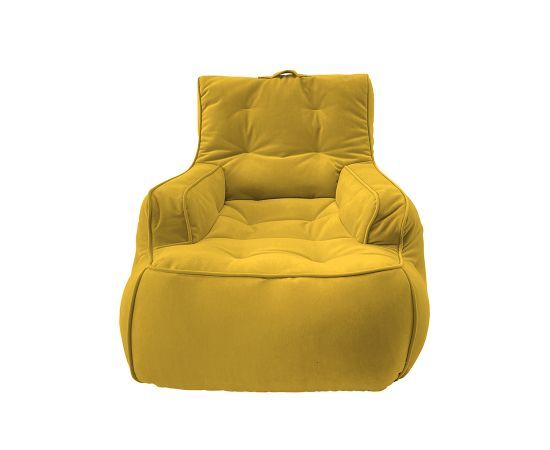 Большое мягкое кресло Tranquility Armchair™ - Yellow Shine (желтое), Цвет: Yellow Shine, Категория ткани: Велюр