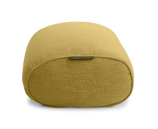 Мягкая подставка под ноги Ottoman™ - Yellow Shine (желтый шенилл), Цвет: Yellow Shine, Категория ткани: Шенилл