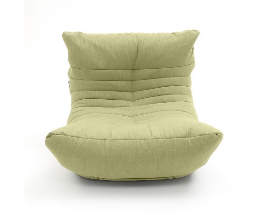 Бескаркасное анатомическое кресло Acoustic Sofa™ - Lime Citrus (светло-зеленый шенилл), Цвет: Lime Citrus, Категория ткани: Шенилл