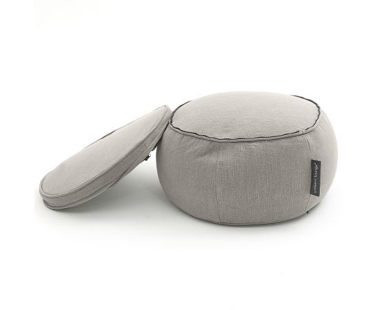 Бескаркасный пуф Wing Ottoman™ - Luscious Grey (серый), Цвет: Luscious Grey, Категория ткани: Шенилл