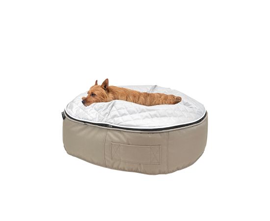 Лежак для кошек Pet Lounge - Cappuccino Grey Quilt, Цвет лежака: Cappuccino Grey, Размер лежака: Medium 90см