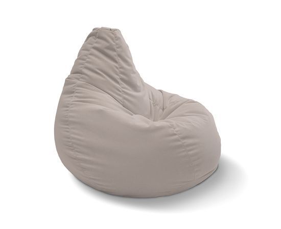 Бескаркасное кресло-мешок Bean Bag™- Cappuccino (светло-коричневый), Цвет: Cappuccino, Категория ткани: Велюр