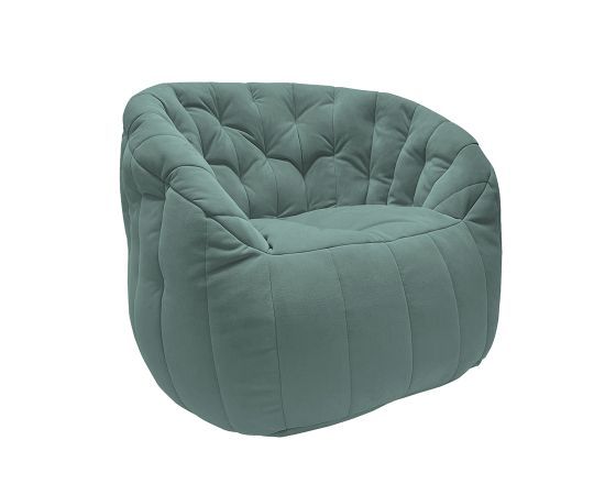 Дизайнерское кресло из велюра Butterfly Sofa™ - Pepper Mint (серо-зеленое), Цвет: Pepper Mint, Категория ткани: Велюр