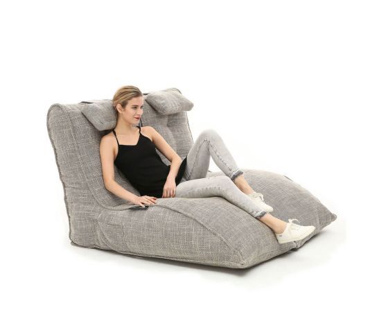 Бескаркасное лаунж кресло Twin Avatar Deluxe™ - Eco Weave (бежевый), Цвет: Eco Weave, Категория ткани: Sofa Weave