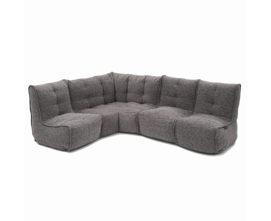 Модульный четырехместный диван Mod4 L Sofa™ - Luscious Grey (серый), Цвет: Luscious Grey, Категория ткани: Sofa Weave, изображение 3