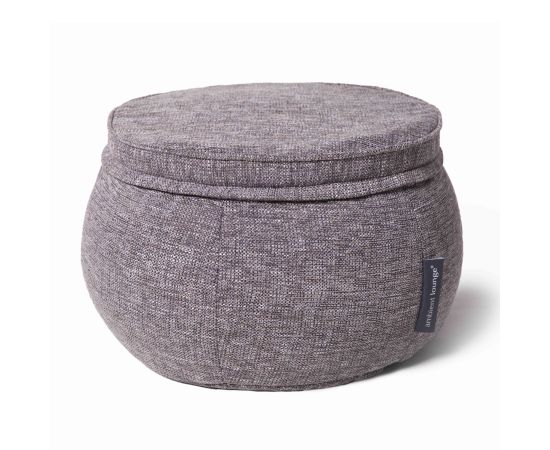 Бескаркасный пуф Wing Ottoman™ - Luscious Grey (серый), Цвет: Luscious Grey, Категория ткани: Sofa Weave