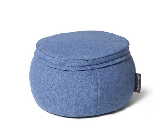 Бескаркасный пуф Wing Ottoman™ - Blue Jazz (синий), Цвет: Blue Jazz, Категория ткани: Sofa Weave