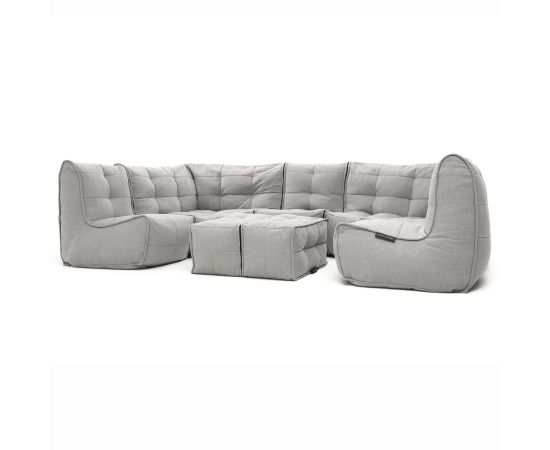 Модульный диван для домашнего кинотеатра Mod6 Lounge Max™ - Keystone Grey (светло-серый), Цвет: Keystone Grey, Категория ткани: Sofa Weave