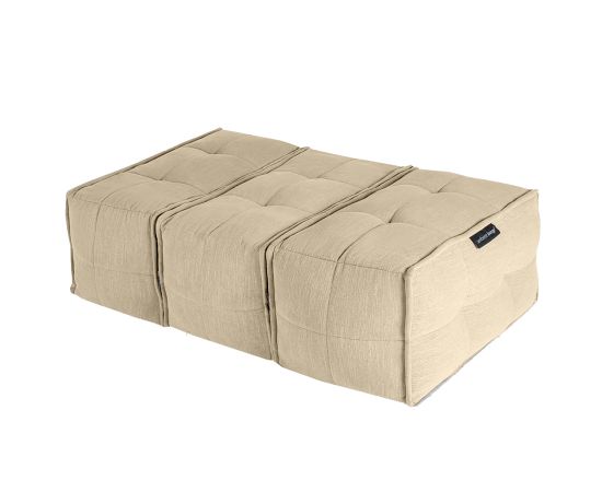 Тройная оттоманка Mod3 Ottoman Trio™ - Eco Weave (бежевый), Цвет: Eco Weave, Категория ткани: Шенилл