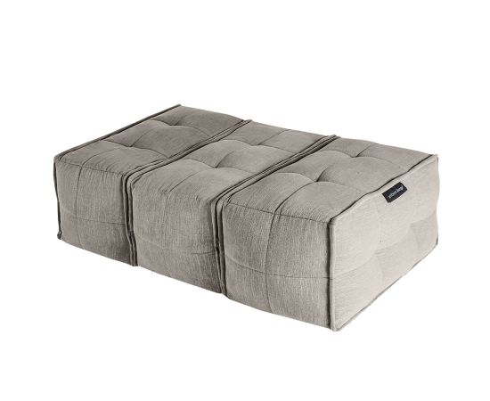 Тройная оттоманка Mod3 Ottoman Trio™ - Keystone Grey (светло-серый), Цвет: Keystone Grey, Категория ткани: Шенилл