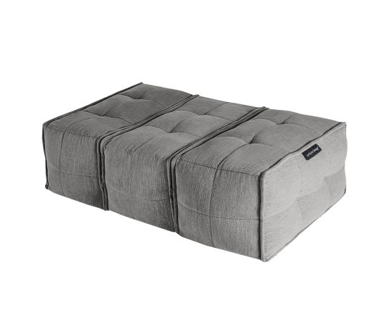 Тройная оттоманка Mod3 Ottoman Trio™ - Luscious Grey (серый), Цвет: Luscious Grey, Категория ткани: Шенилл