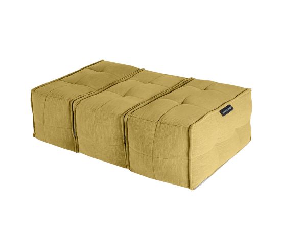 Тройная оттоманка Mod3 Ottoman Trio™ - Yellow Shine (желтый), Цвет: Yellow Shine, Категория ткани: Шенилл