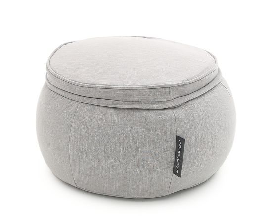 Бескаркасный пуф Wing Ottoman™ - Keystone Grey (Sofa Weave), Цвет: Keystone Grey, Категория ткани: Sofa Weave.