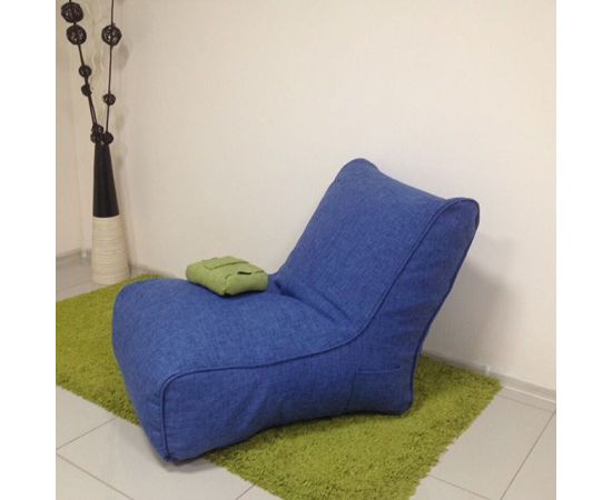 Бескаркасное кресло Evolution Sofa™ - Blue Jazz (синий), Цвет: Blue Jazz, Категория ткани: Sofa Weave