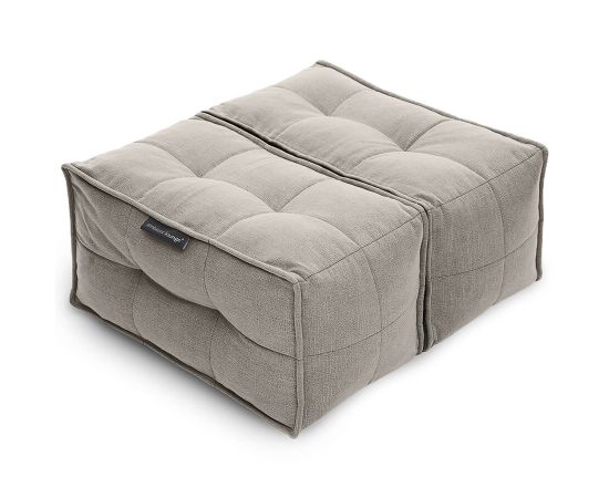 Двойная оттоманка пуф Twin Ottoman™ - Keystone Grey (Шенилл)