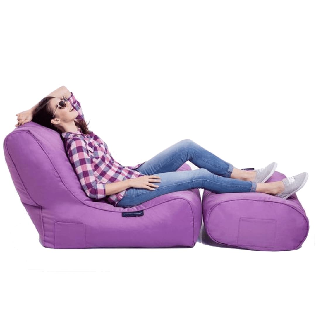 фиолетовое уличный шезлонг Evolution Chaise уличное (Oxford) для террасы и бассейна