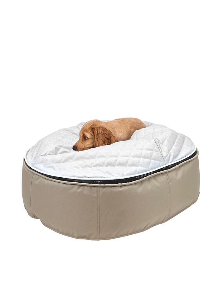 Лежак для собак Pet Lounge Small - Cappuccino Grey Quilt