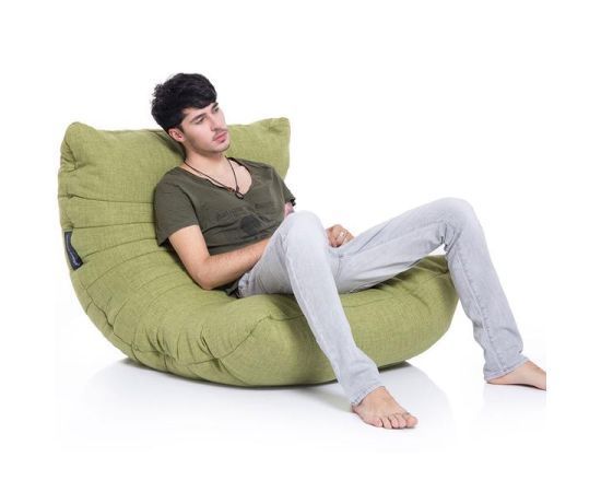 зелёное акустический бескаркасный диван Acoustic Sofa из Sofa Weave для домашнего кинотеатра, офиса и студии