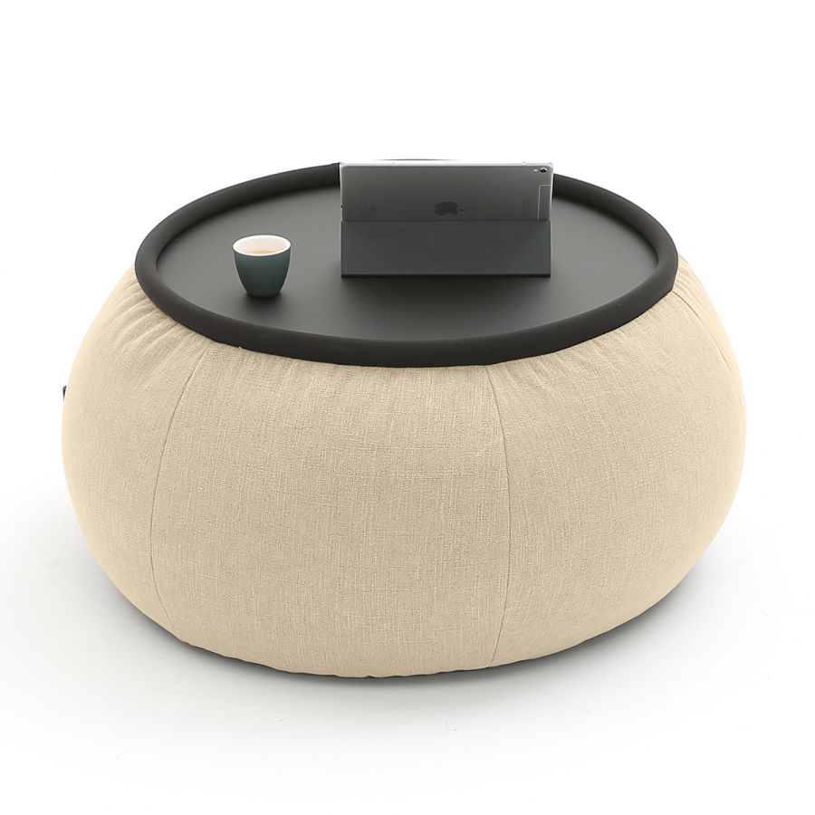 натуральное складной столик Versa Table шенилловое для гостиной и лаунж-зоны рядом с диваном