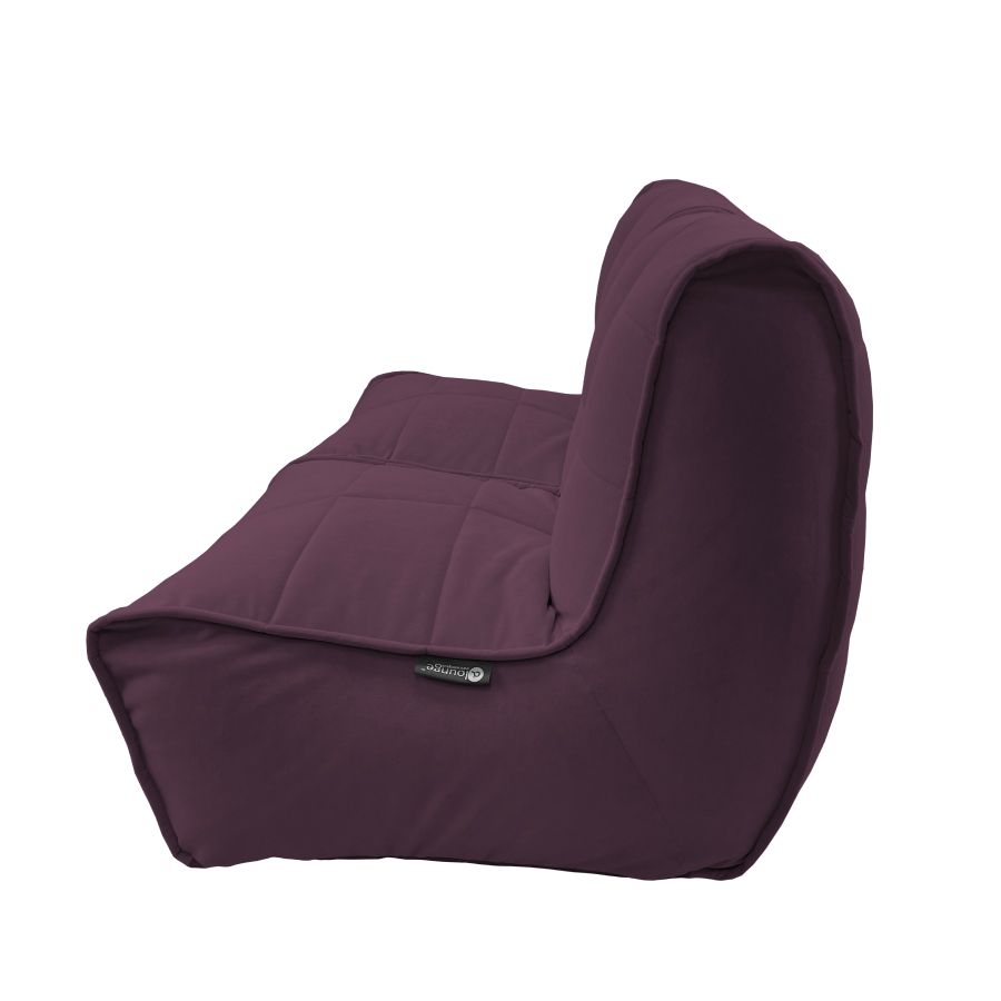 баклажановое двойной модульный диван Twin Couch велюровое — дизайн и качество