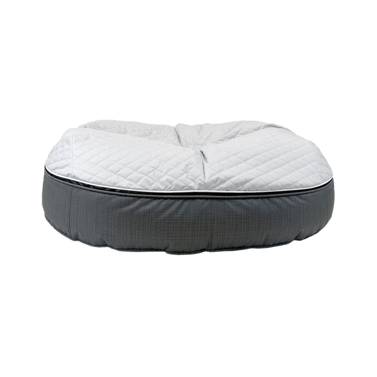 Лежак для собак Pet Lounge Large  - Dark Line Grey Quilt