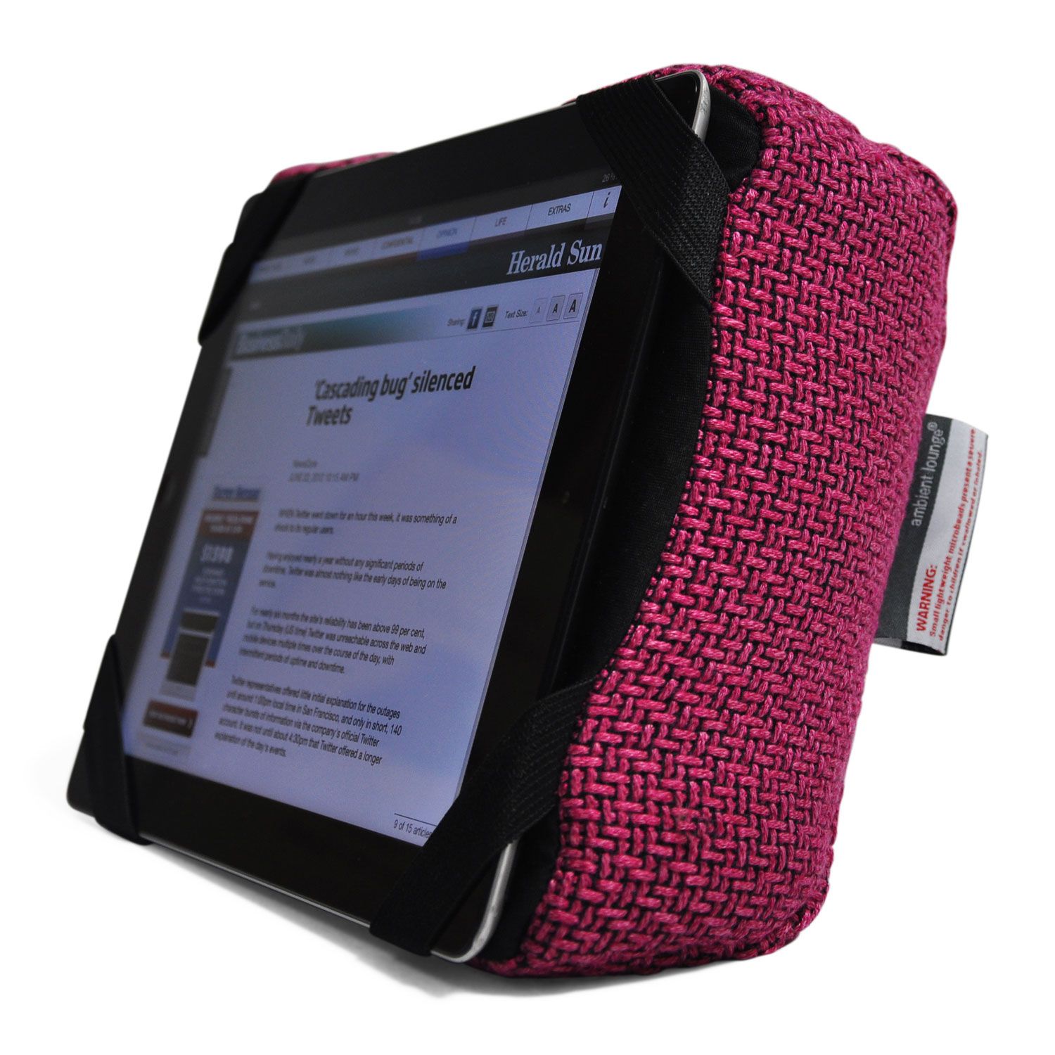 Tech Pillow - Sakura Pink (Sofa Weave)