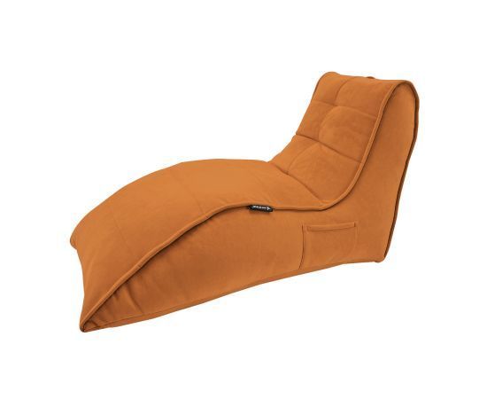 терракотовое бескаркасный лаунж-диван Avatar Sofa велюровое для гостиной, кабинета и лаунж-зоны