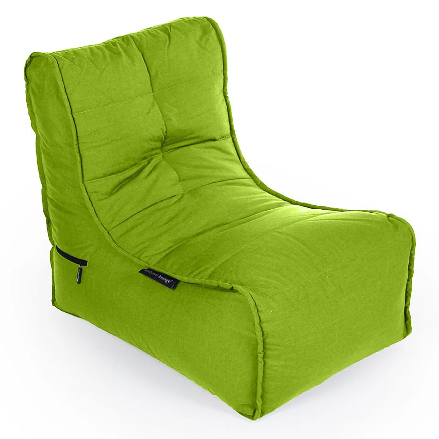 лаймово-зелёное уличный бескаркасный диван Evolution Sofa уличное (Oxford) для террасы, сада и веранды