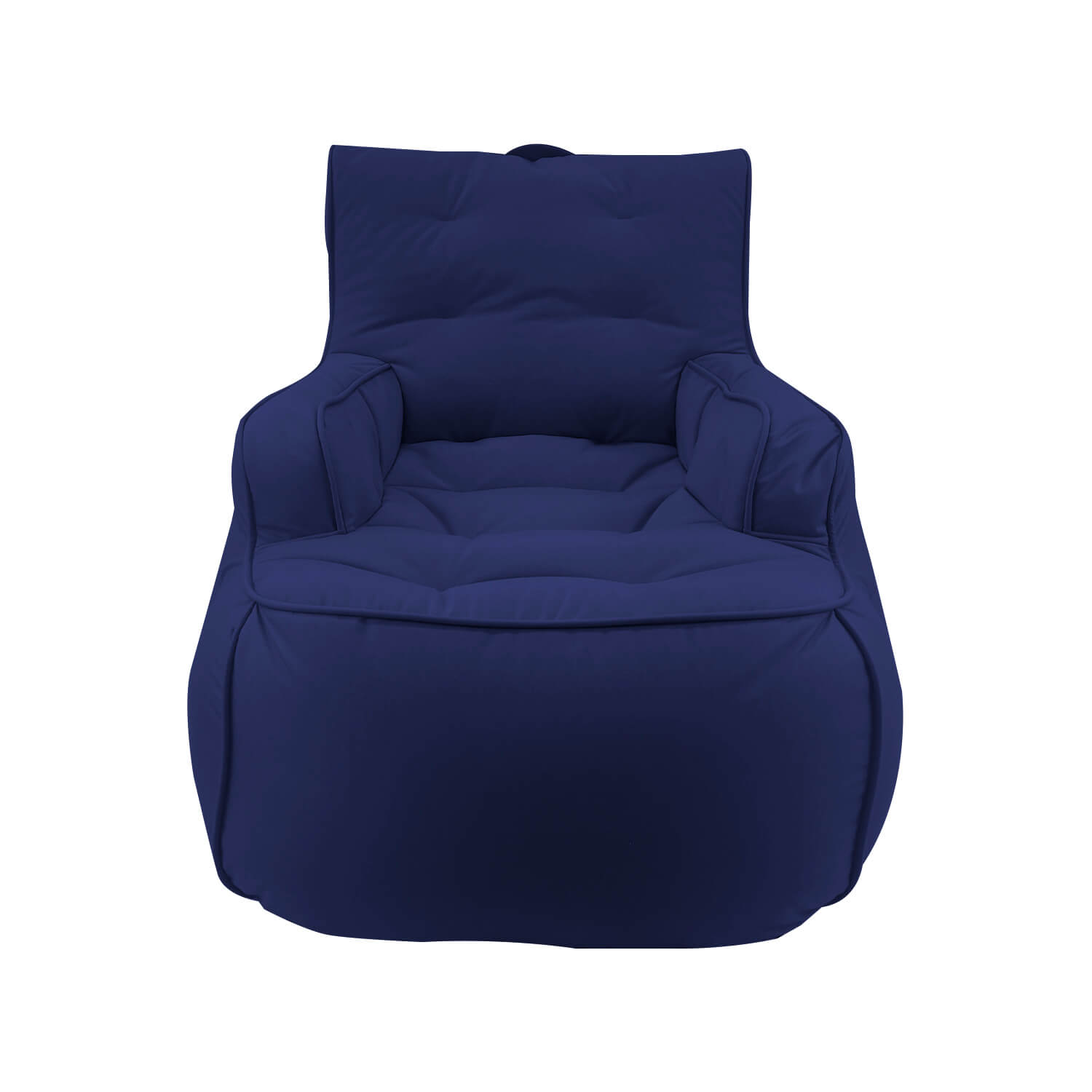 тёмно-синее уличное лаунж-кресло Tranquility Armchair уличное из олефина для террасы, сада и веранды