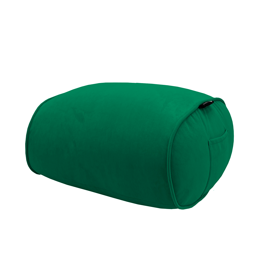 зелёное просторное бескаркасное кресло Butterfly Sofa Deluxe велюровое для гостиной, переговорной и лаунж-зоны