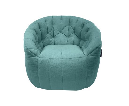 мятное полукруглое бескаркасное кресло Butterfly Sofa для гостиной, домашнего кинотеатра и офиса