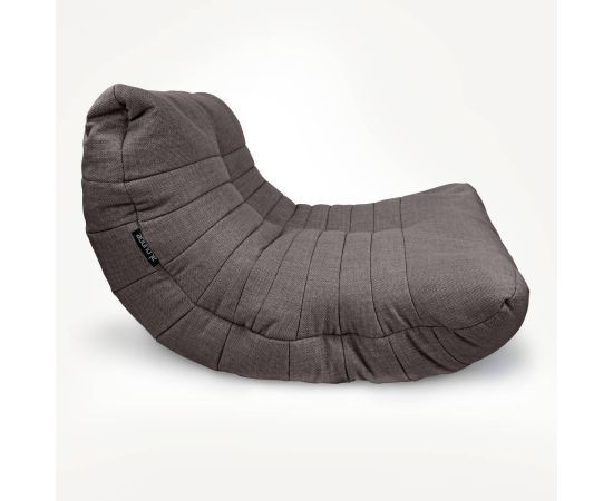 тёмно-серое акустический бескаркасный диван Acoustic Sofa из рогожки для домашнего кинотеатра, офиса и студии