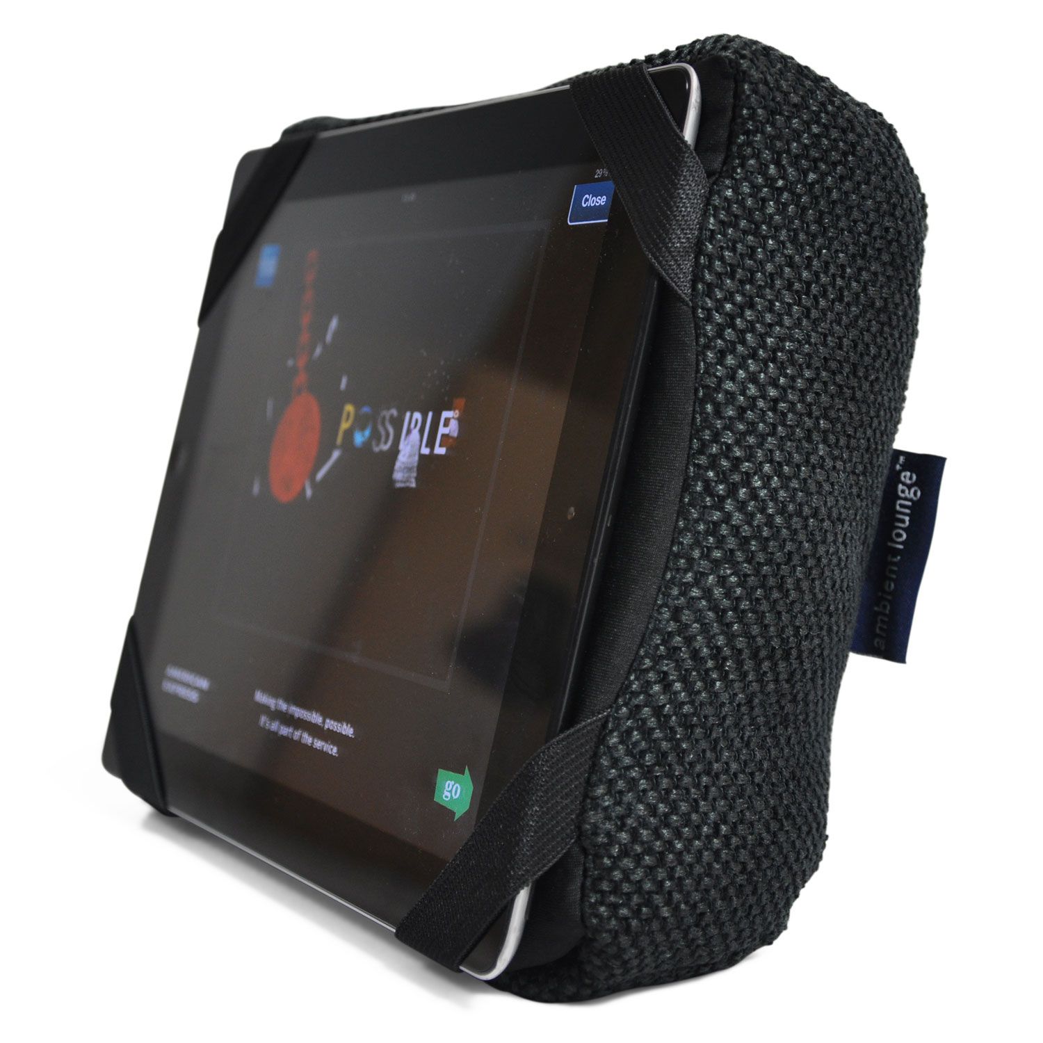 Tech Pillow - Black Sapphire (Sofa Weave)