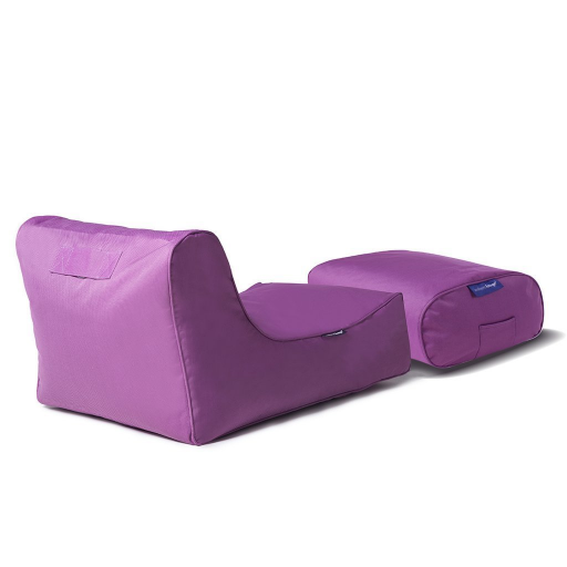 фиолетовое уличный шезлонг Studio Chaise уличное (Oxford) для террасы, бассейна и сада