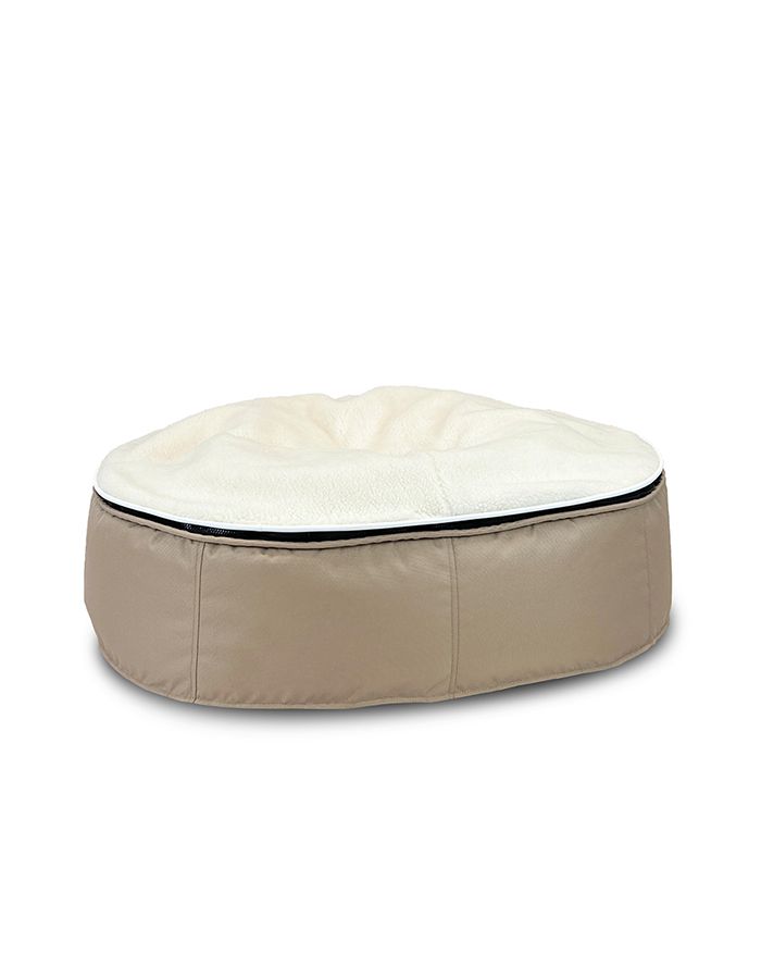 Лежак для собак Pet Lounge Large - Cappuccino Sheep — вид сбоку